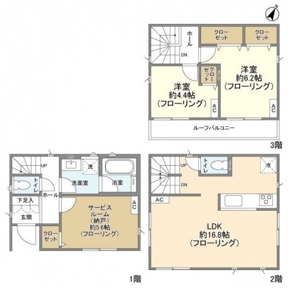 Kolet Inadazutsuminishi#02 (Suge5-14-3-1) Floor plan