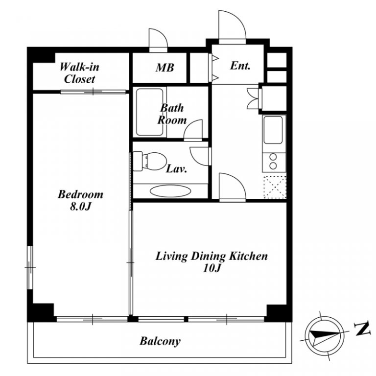 KDX Residence Azabu East (Bellface Azabu East) floorplan