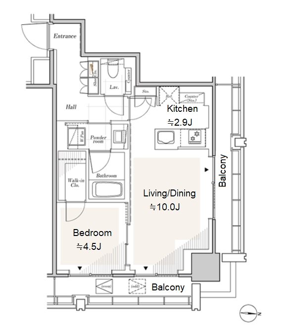 Livio Residence Nishiazabu Floor plan