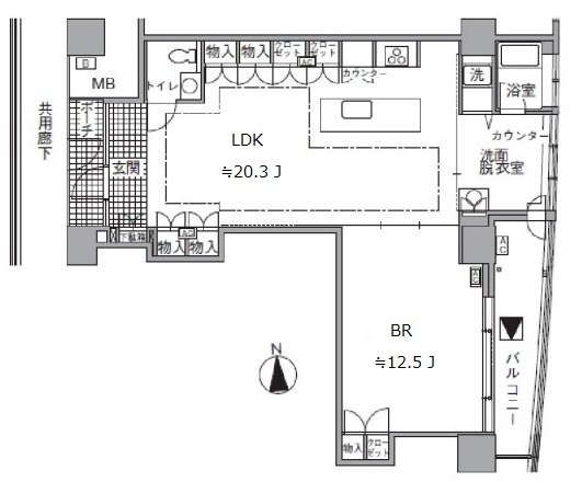Acty Shiodome Floor Plan