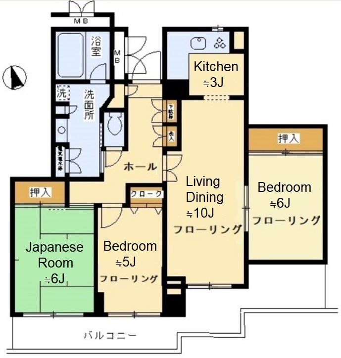 Daikanyama Address#C(The Residence East) floorplan