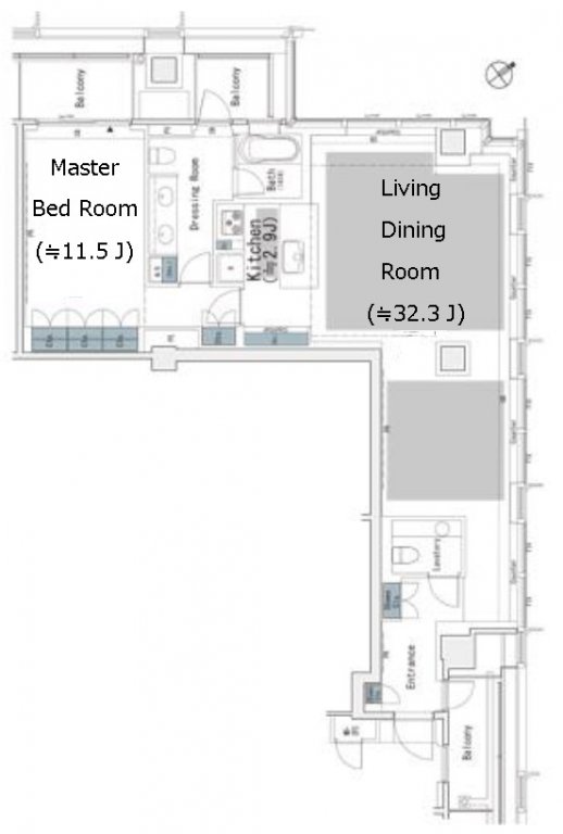 Tokyo Mid Town Residence floorplan