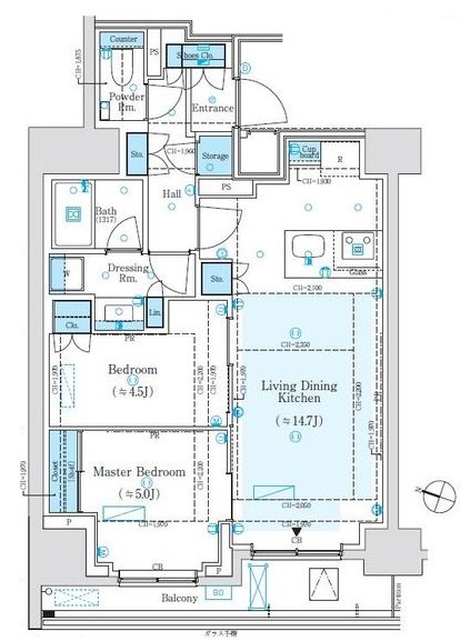 Park Luxe Kanda Floor Plan