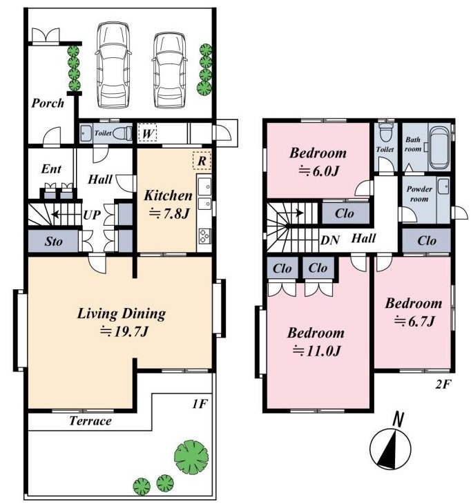 House M(Miyasaka3) floorplan