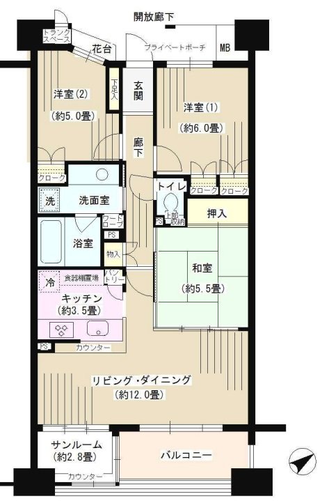 Park Homes Higashikanagawa Station Arena floorplan
