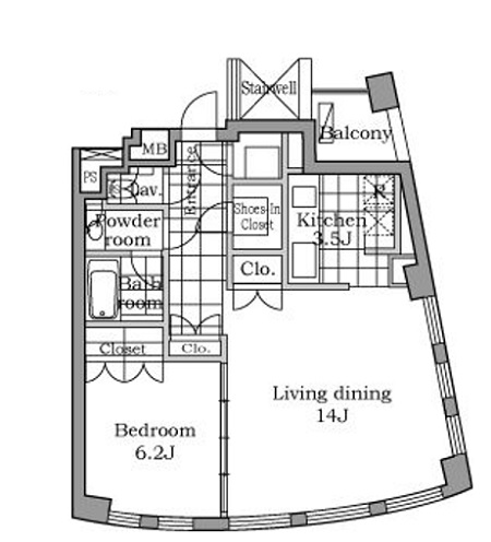 Residia Tower Nogizaka floorplan