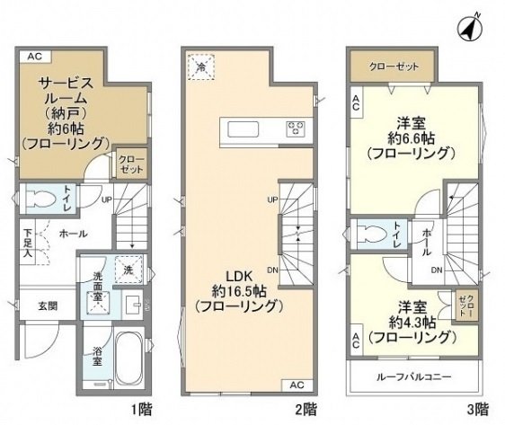Kolet Inadazutsuminishi(Suge5-14-3-2) Floor plan