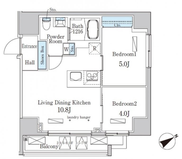 Casa Splendid Ebisu 1 chome Floor plan