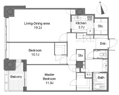Roppongi Hills Residence B floorplan
