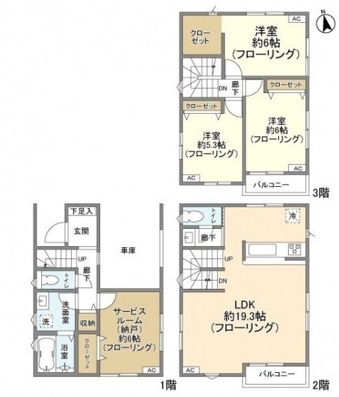 Kolet Yokohamatomiokanishi(Tomiokanishi2-45-15-1) Floor plan