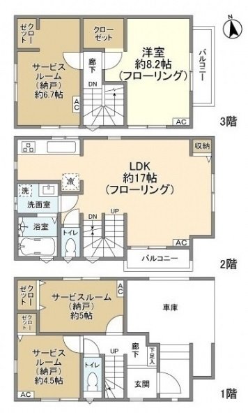 Kolet Yokohamatomiokanishi#03(Tomiokanishi2-45-16-1) Floor plan