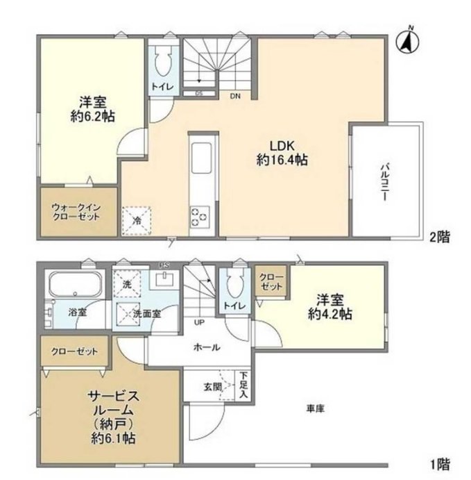 Kolet Koenji#02(Yamatocho4-4-7) Floor plan