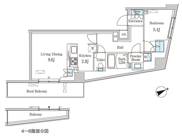 PRIMA LEAD MinamiAoyama floorplan