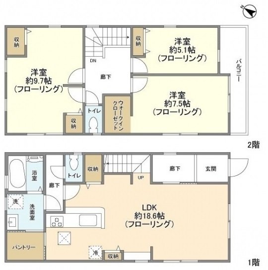Kolet Yokohamanishishiba(Nishishiba1-4-3) Floor plan