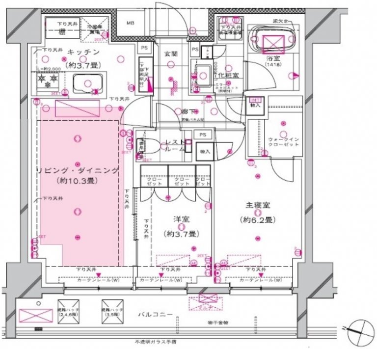 Diana Court Meguro Floor Plan
