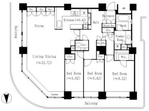 River Point Tower Floor Plan