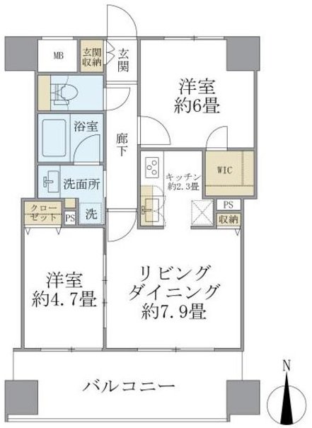 Emilive Higashinagasaki floorplan