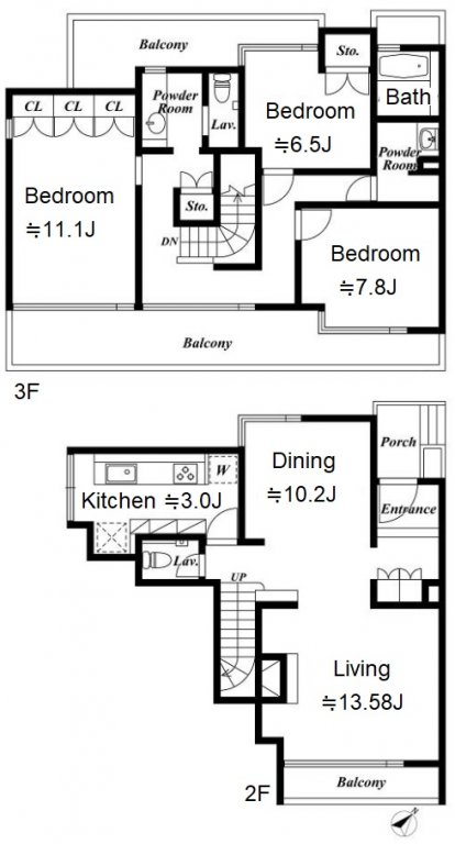 Sadohara Terrace House floorplan