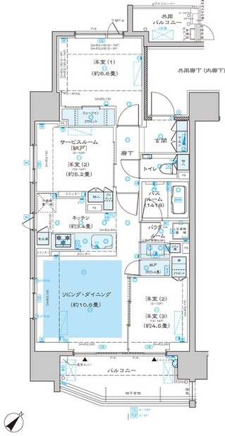 Dimus Shibuya Honcho floorplan