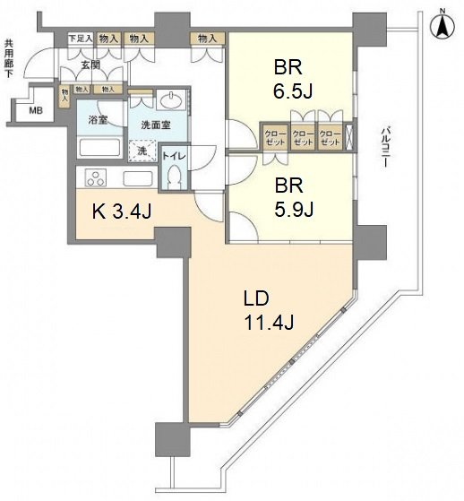 Toyosu Ciel Tower Floor Plan