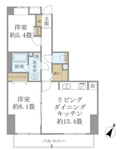 SS.FLAT Kagurazaka south Floor plan