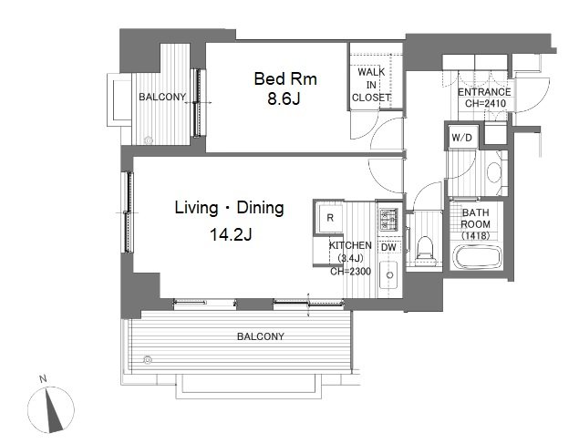 Roppongi Hills Residence A floorplan