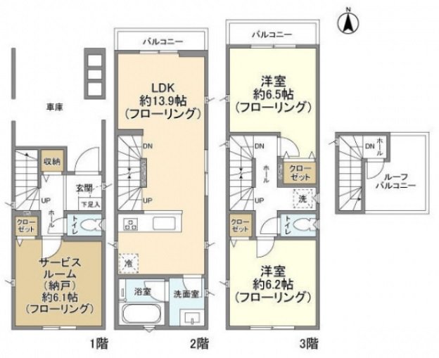 Kolet Hirama#23(Kariyado48-5-1) Floor plan