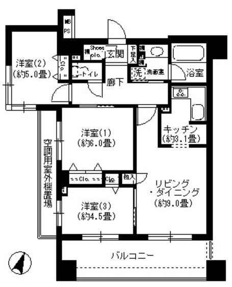 Clio Bunkyo Koishikawa floorplan