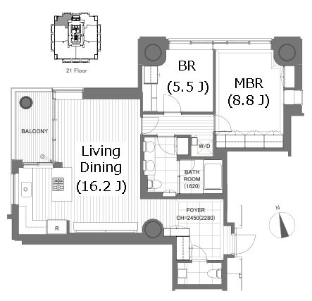 Roppongi Hills Residence C floorplan