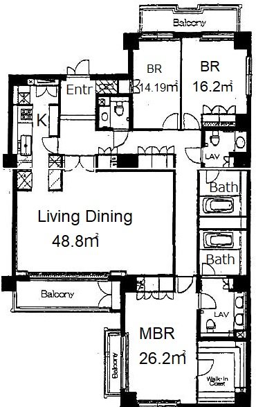 Residence Daikanyama floorplan