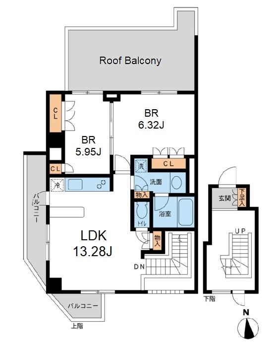 Residence Shirokane Colore floorplan