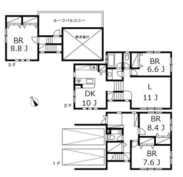 Fukasawa 4chome House(Fukasawa4-21-7) Floor Plan