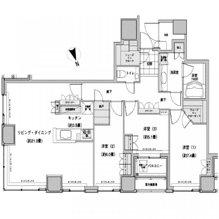 West Park Tower Ikebukuro floorplan