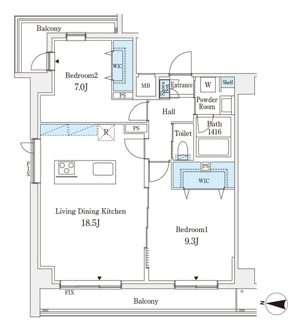 La Casa Hiroo floorplan