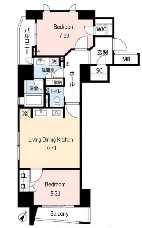 Grand Suite Jingumae floorplan