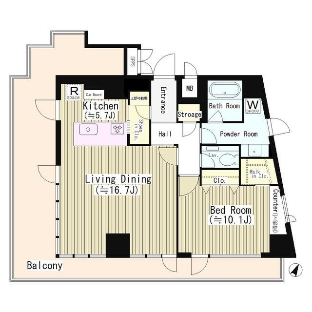 IRENA Hatsudai Floor Plan