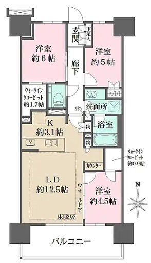 Sarue Onshikoen Residence floorplan