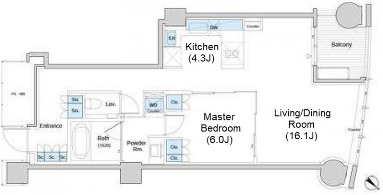 Akasaka the Residence floorplan