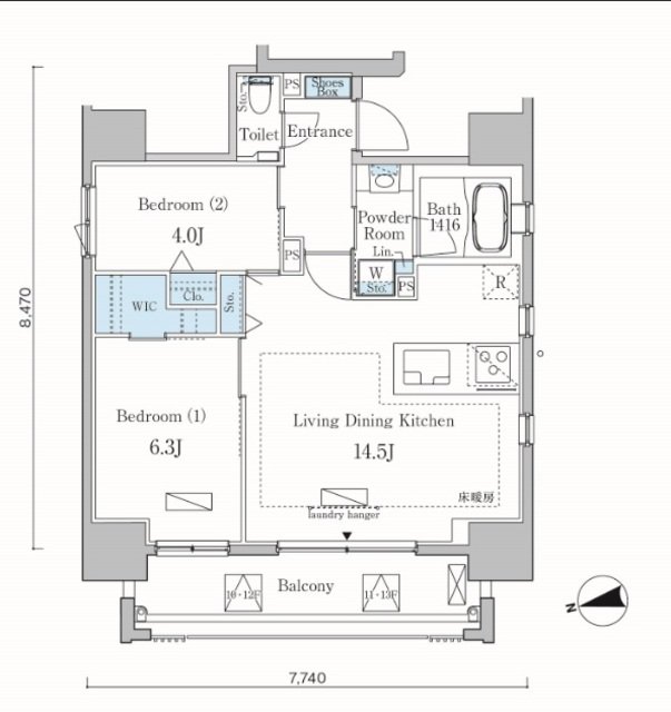 Casa Splendid Azabujuban Floor plan
