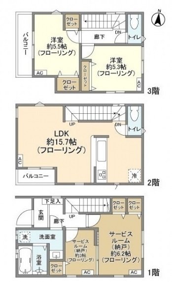 Kolet Hirama#15(Kamihirama558-10) Floor plan