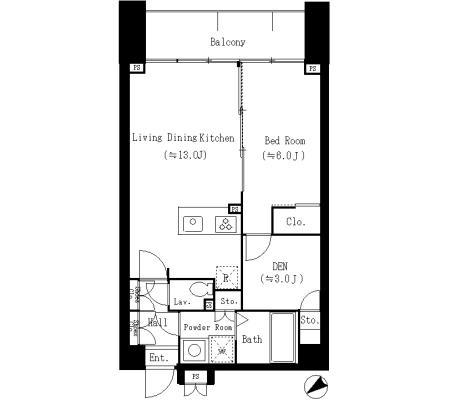 Denenchofu Residence floorplan