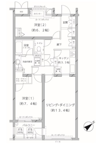 MFPR Court Daikanyama(Arents Daikanyama) floorplan