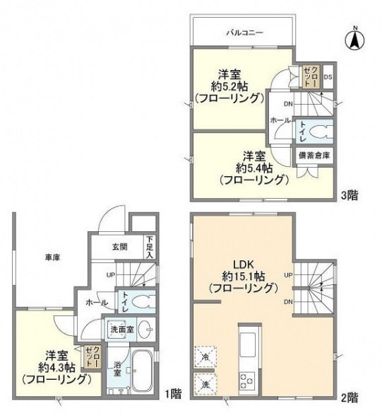 Kolet Musashinakahara #02 (Kamikodanaka5-10-11-1) Floor Plan