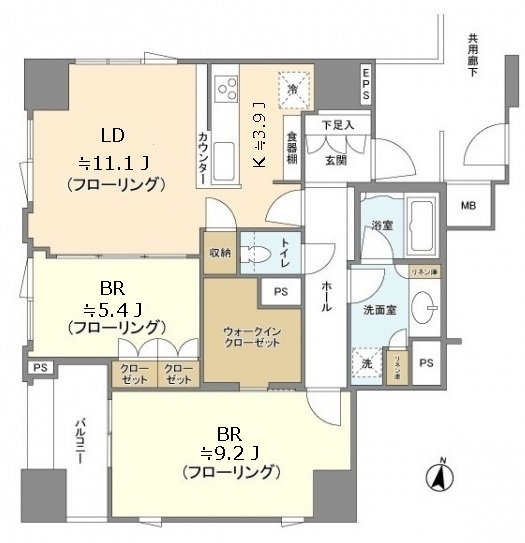 Crevia Harajuku Floor Plan