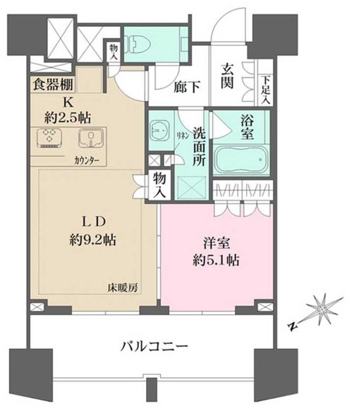 The Park House Minamiazabu floorplan