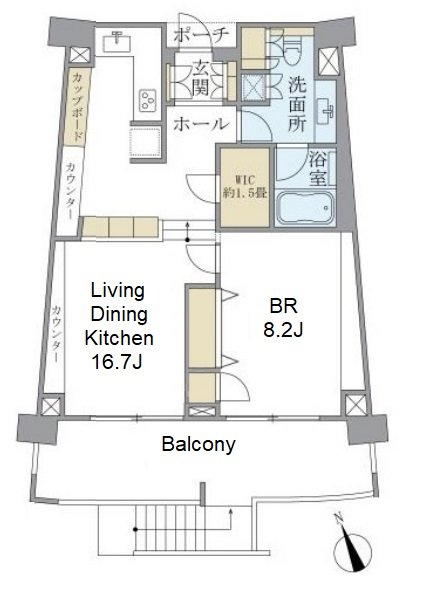 Shinagawa V Tower (Terrace) floorplan