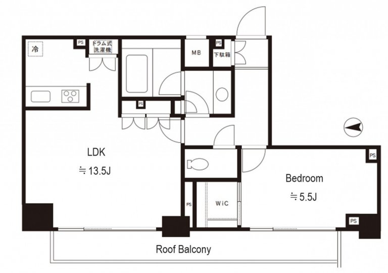 Yotsuya Duplex D-R floorplan